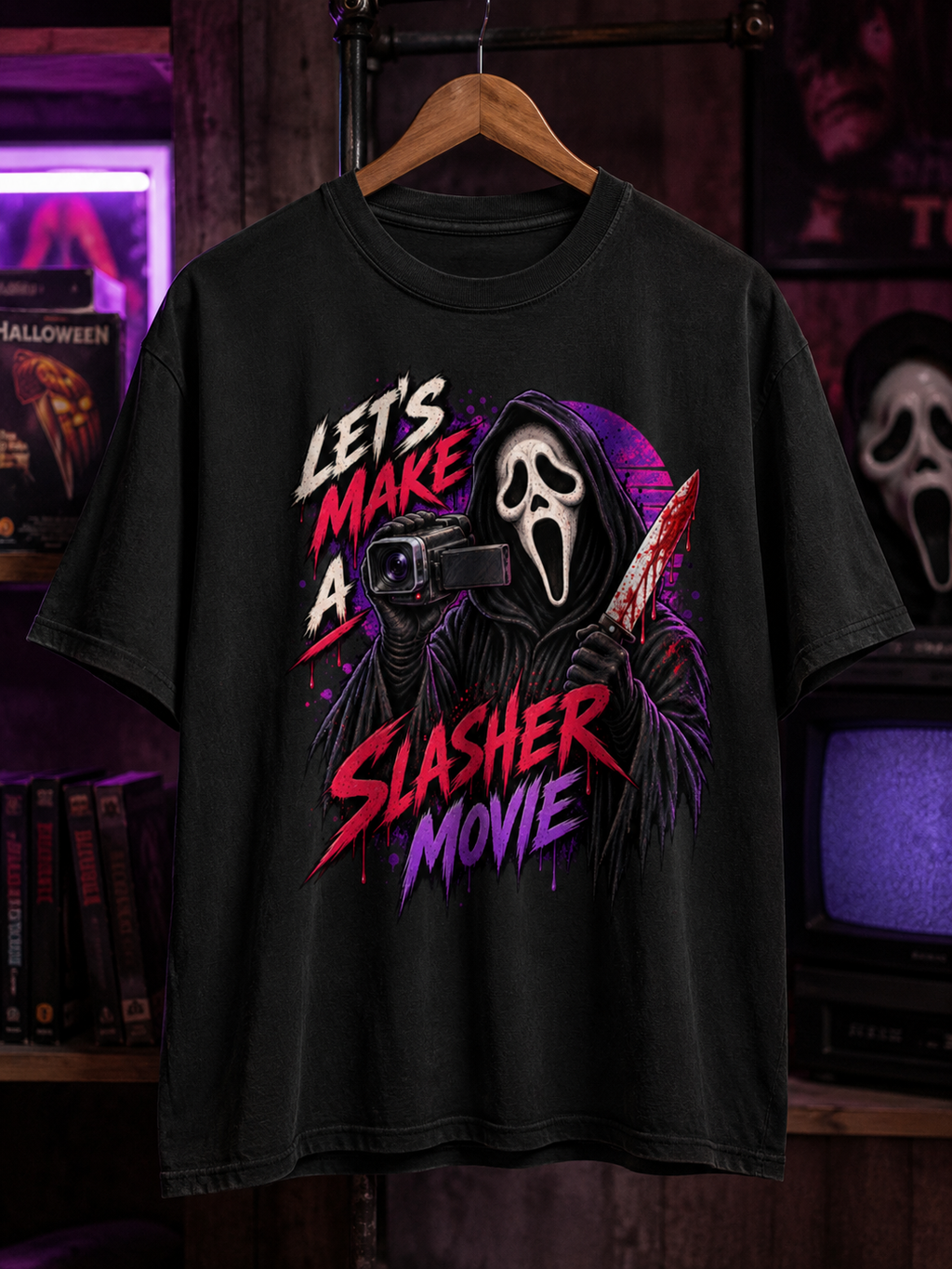 Let's Make a Slasher Movie Tee