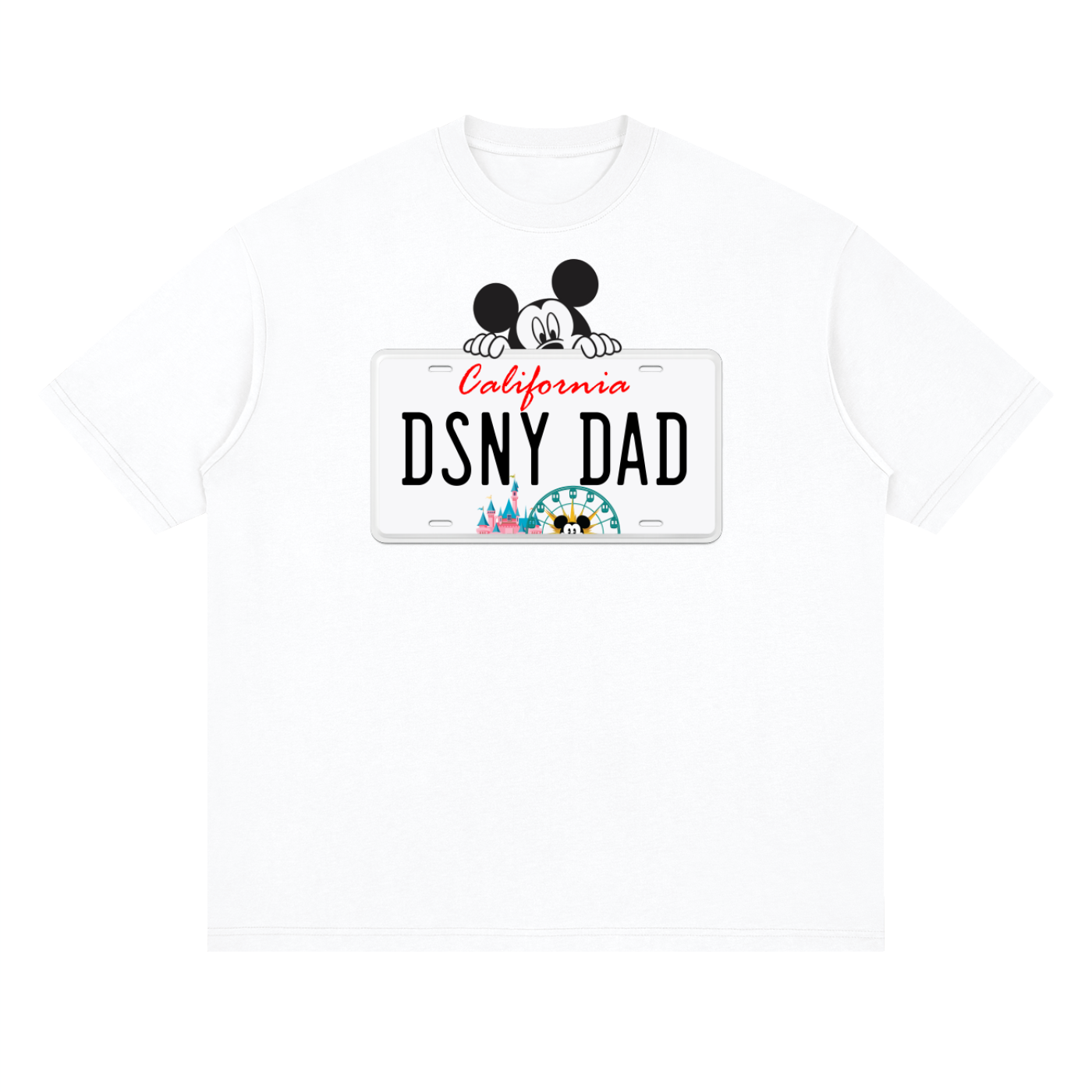 CA Disney Dad Plate Tee