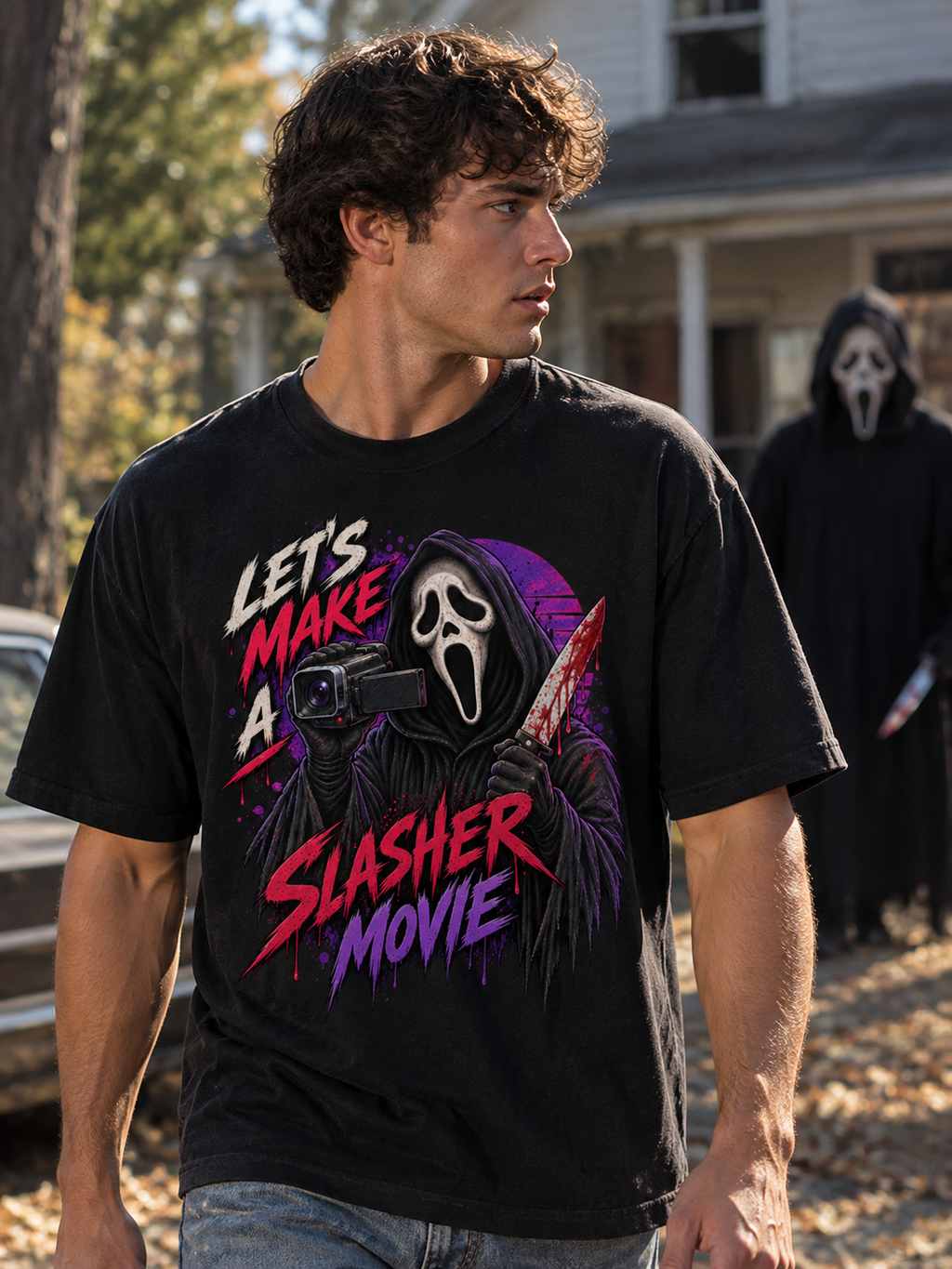 Let's Make a Slasher Movie Tee