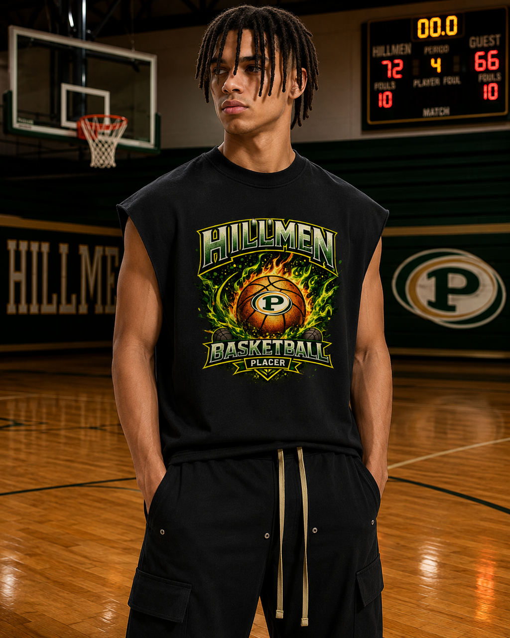 CA - Placer HS - Hillmen Basketball Tank