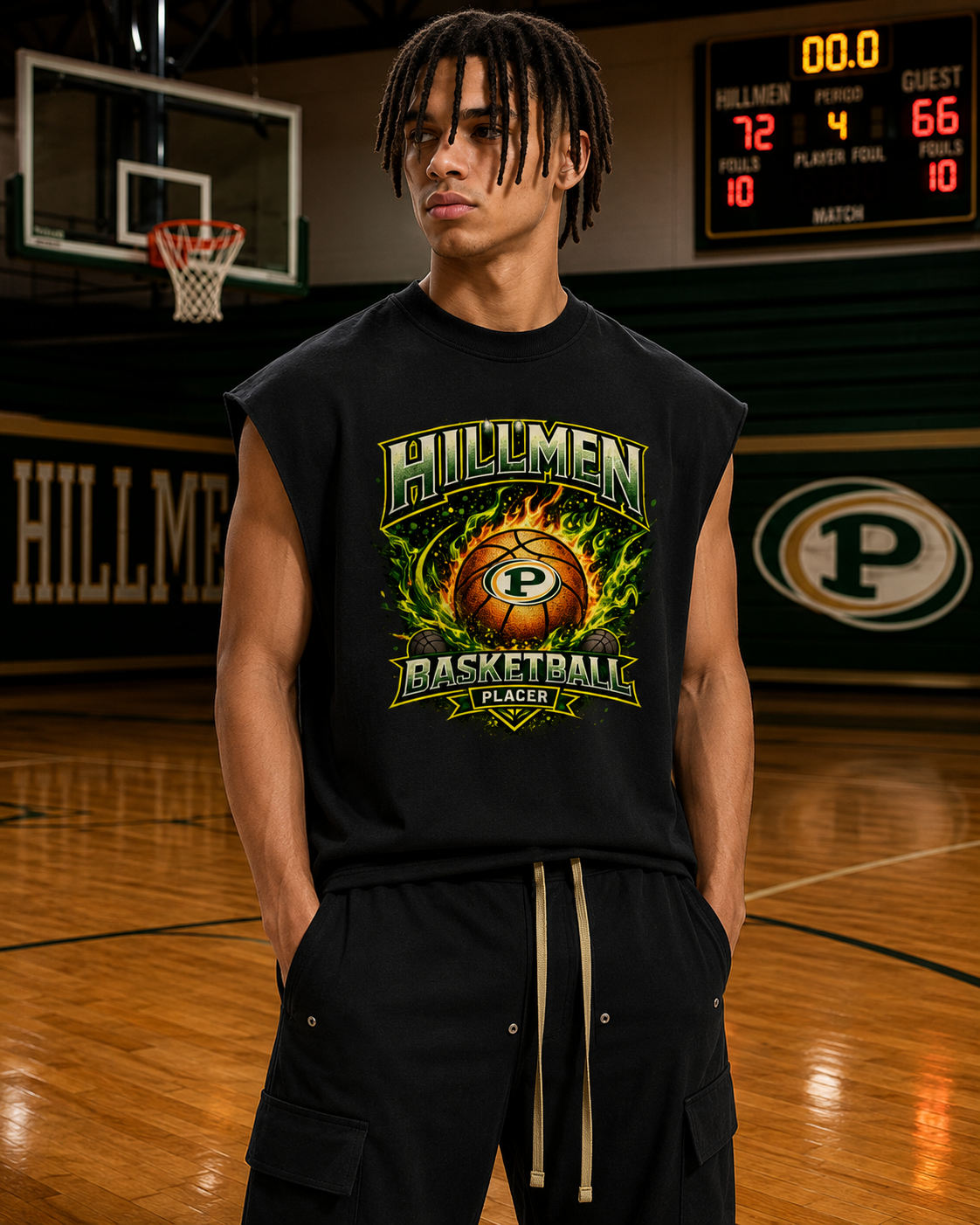 CA - Placer HS - Hillmen Basketball Tank