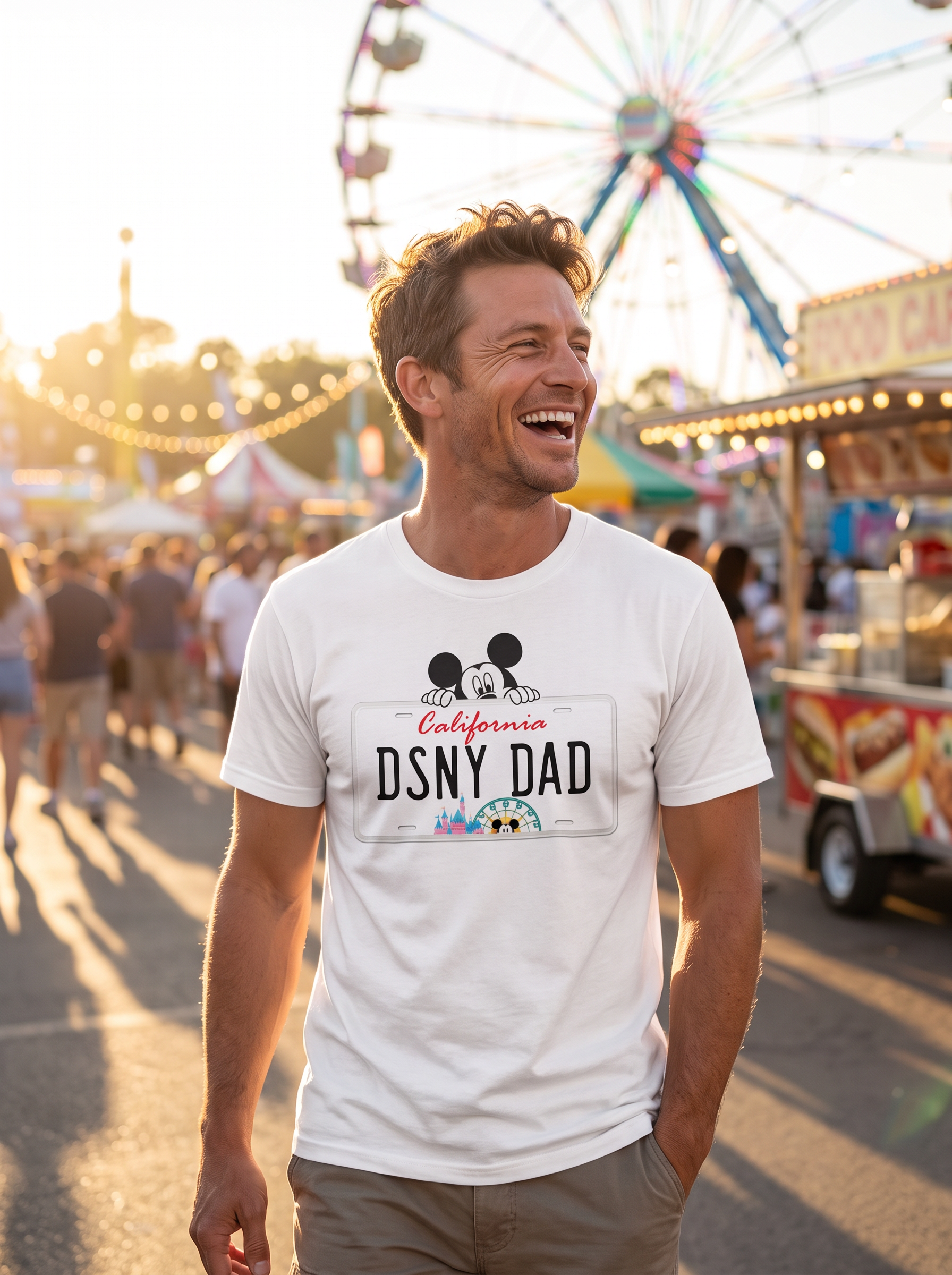 DSNY Dad Ca License Plate Tee