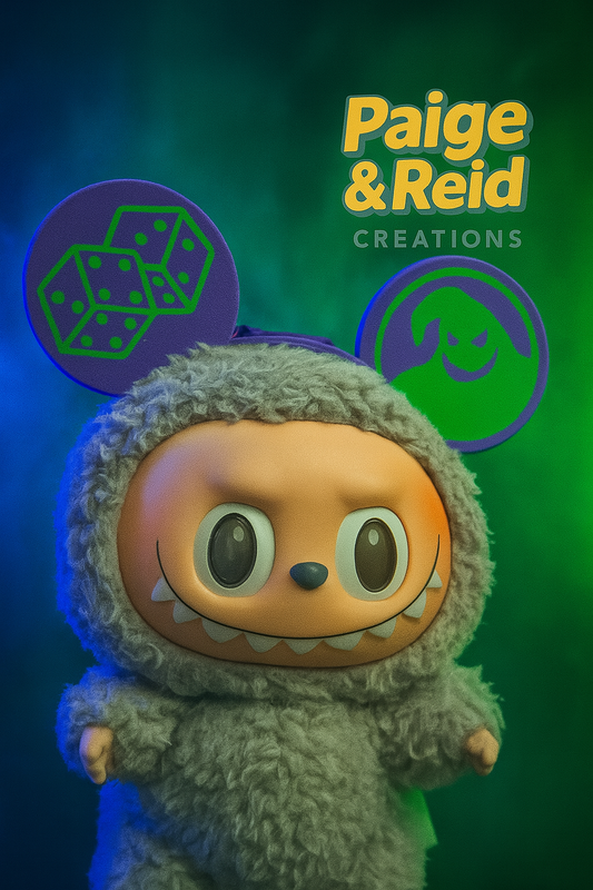 Oogie Boogie Mouse Ears – Spooky Mini Accessories for PopMart Doll