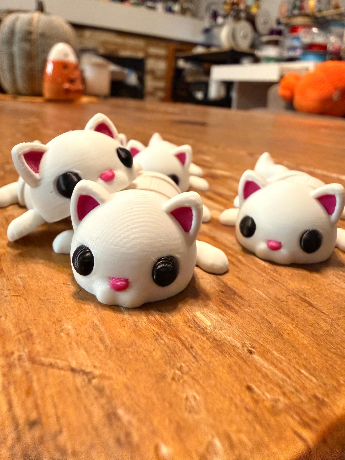 SnowPounce Mini – 3D Printed Flexi Cat | Pocket Safari Collection