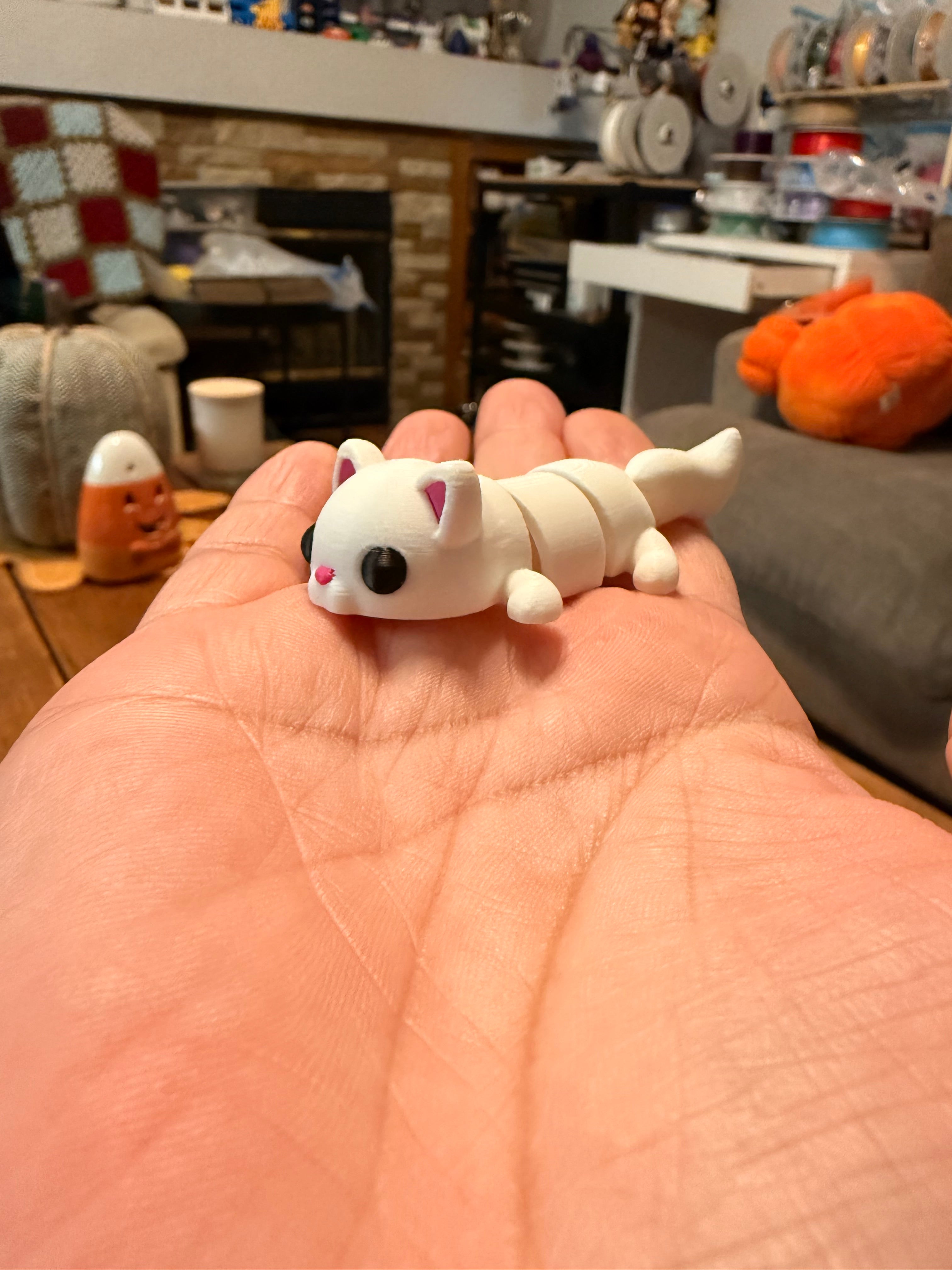 SnowPounce Mini – 3D Printed Flexi Cat | Pocket Safari Collection