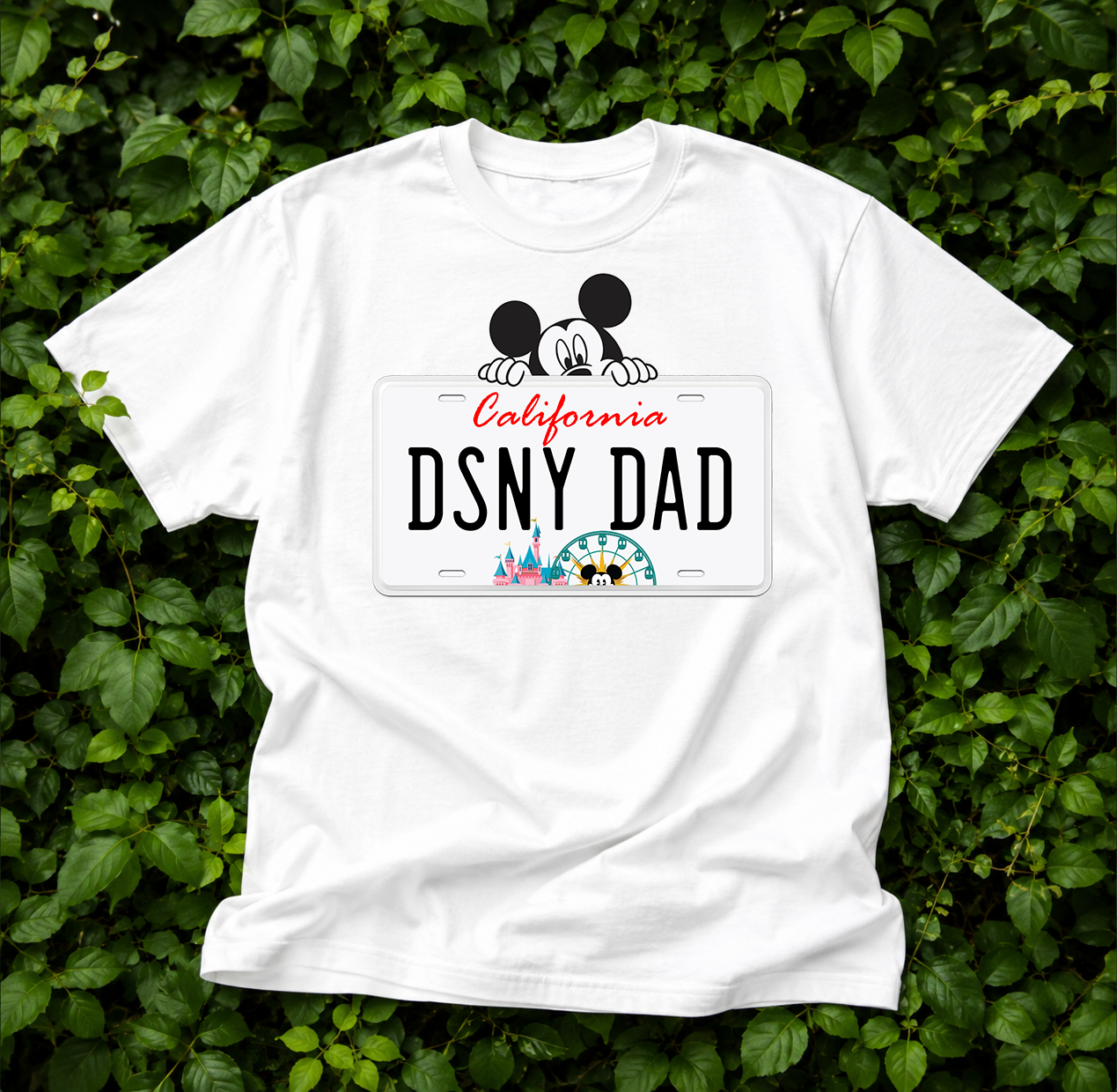 CA Disney Dad Plate Tee