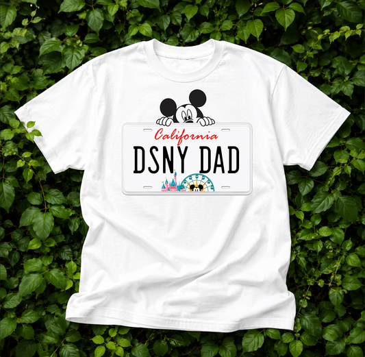 CA Disney Dad Plate Tee